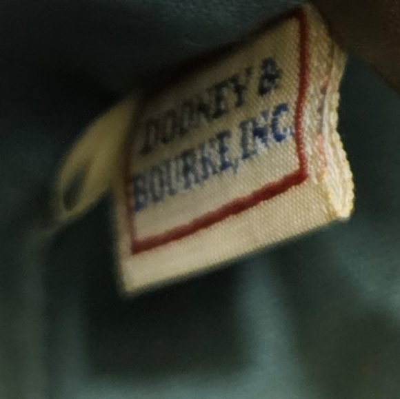 🩷2pc Dooney & Bourke Y2K Cream Monogram DB Insignia Shoulder Bag & Zip Wallet - Picture 2 of 11